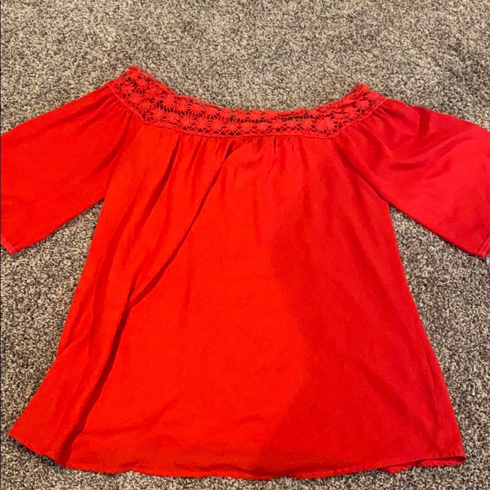 Red tunic